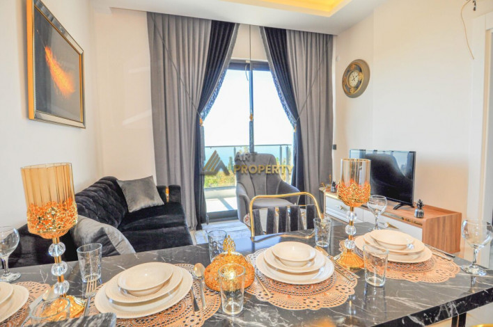 Двухкомнатные квартиры в новом современном комплексе в районе Каргыджак, Алания,65 м2 - Ракурс 33