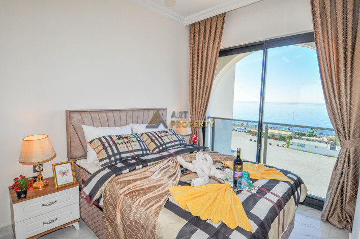 Двухкомнатные квартиры в новом современном комплексе в районе Каргыджак, Алания,65 м2 - Ракурс 39