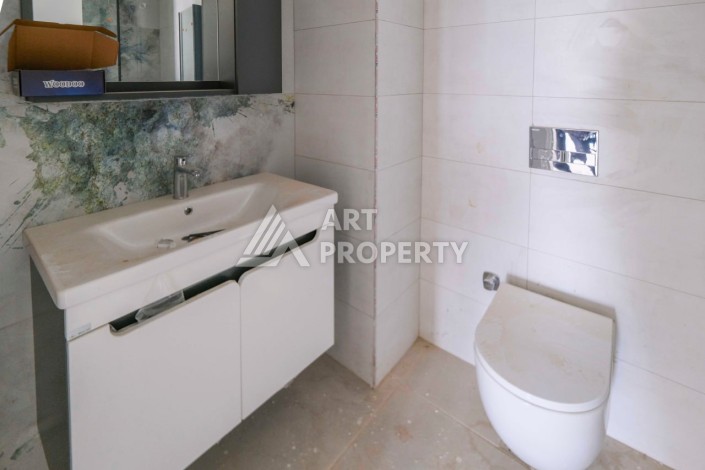 Светлая трехкомнатная квартира 85 кв.м. в новой резиденции. Махмутлар, Аланья - Ракурс 12