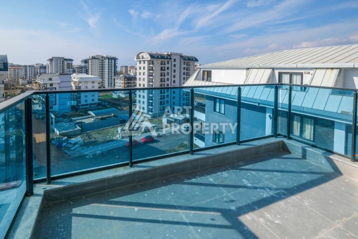 Светлая трехкомнатная квартира 85 кв.м. в новой резиденции. Махмутлар, Аланья - Ракурс 23