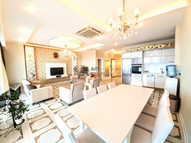 Двухуровневая квартира в современном комплексе, Махмутлар, Алания,150 м2 - Ракурс 2