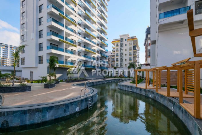 Современная квартира 1+1 на 10 этаже. Новая резиденция в центре Махмутлара. - Ракурс 15