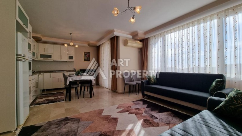 Меблированная квартира 2+1 с видом на горы в Махмутларе, 110 кв.м. - Ракурс 3