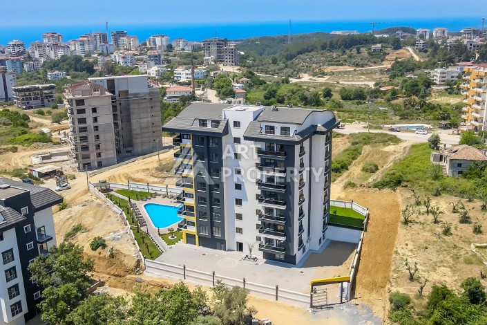 Квартира 1+1 с садом 170 кв.м. и приватным бассейном в Авсалларе. - Ракурс 8