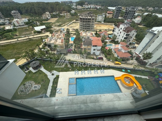 Видовая квартира 1+1 площадью 65 кв.м. в районе Авсаллар, Алания - Ракурс 11