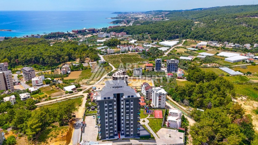 Видовая квартира 1+1 площадью 65 кв.м. в районе Авсаллар, Алания - Ракурс 22