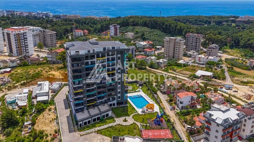 Видовая квартира 1+1 площадью 65 кв.м. в районе Авсаллар, Алания - Ракурс 23