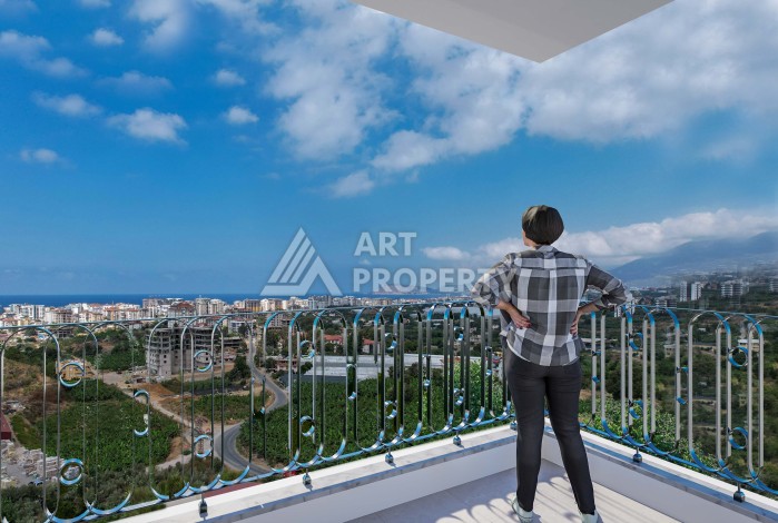 Новый проект с апартаментами 1+1 и 2+1 в районе Махмутлар - Ракурс 6