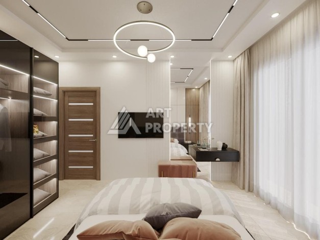Новый проект с апартаментами 1+1 и 2+1 в районе Махмутлар - Ракурс 12