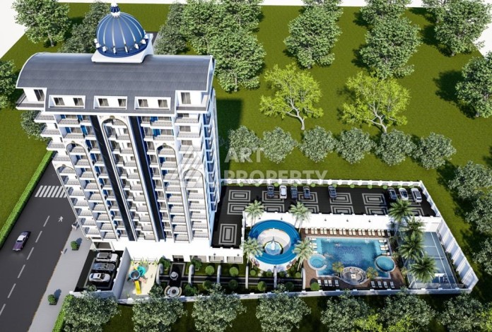 Новый проект с апартаментами 1+1 и 2+1 в районе Махмутлар - Ракурс 17