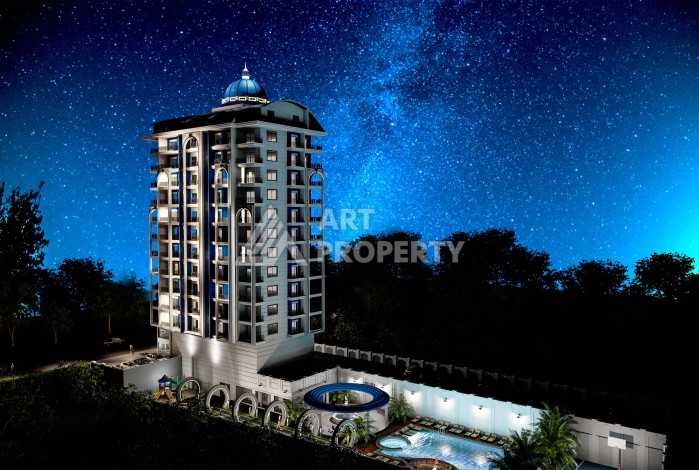 Новый проект с апартаментами 1+1 и 2+1 в районе Махмутлар - Ракурс 39
