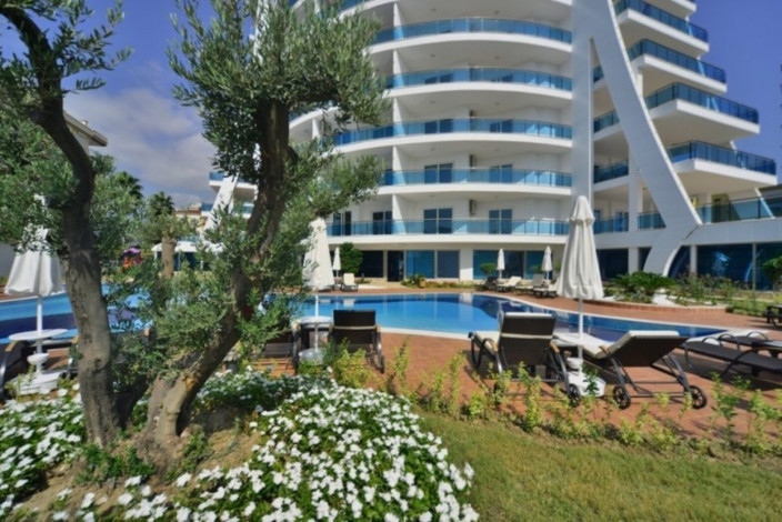 Двухуровневая квартира в современном комплексе, Махмутлар, Алания,150 м2 - Ракурс 28