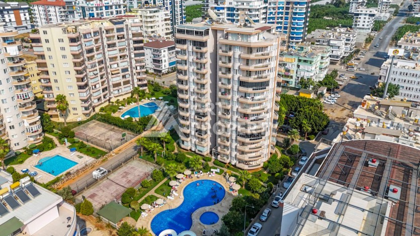 Меблированная квартира 2+1 в 450 метрах от моря. Махмутлар, Алания - Ракурс 43