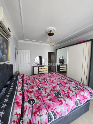 Просторная квартира 2+1 с мебелью в 350 метрах от моря в Махмутларе - Ракурс 21