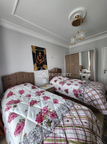 Просторная квартира 2+1 с мебелью в 350 метрах от моря в Махмутларе - Ракурс 24