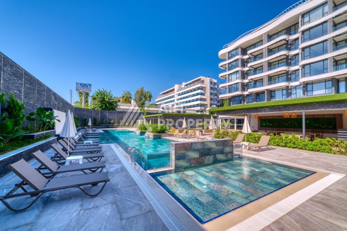 Стильный лофт 1+1 с большой террасой и барбекю в Каргыджаке, 208 кв.м. - Ракурс 11