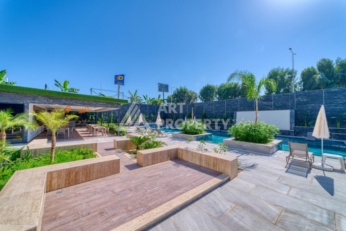 Стильный лофт 1+1 с большой террасой и барбекю в Каргыджаке, 208 кв.м. - Ракурс 15