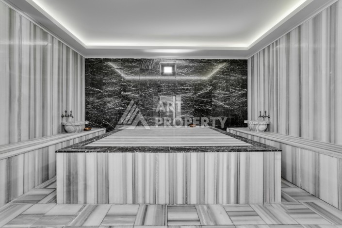 Стильный лофт 1+1 с большой террасой и барбекю в Каргыджаке, 208 кв.м. - Ракурс 18