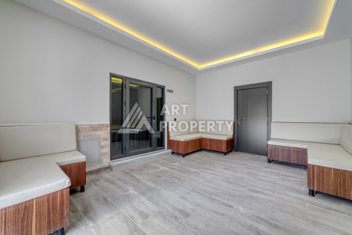 Стильный лофт 1+1 с большой террасой и барбекю в Каргыджаке, 208 кв.м. - Ракурс 19