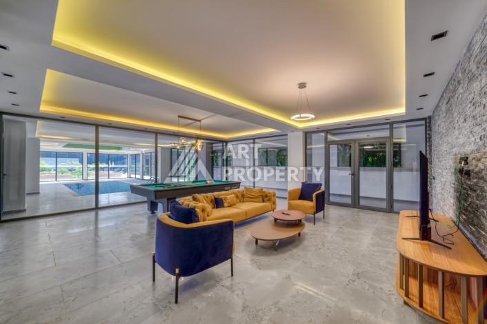 Стильный лофт 1+1 с большой террасой и барбекю в Каргыджаке, 208 кв.м. - Ракурс 26