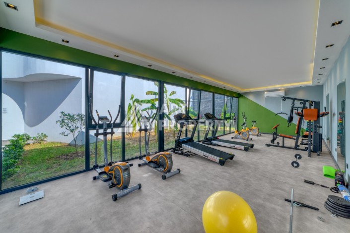 Стильный лофт 1+1 с большой террасой и барбекю в Каргыджаке, 208 кв.м. - Ракурс 28