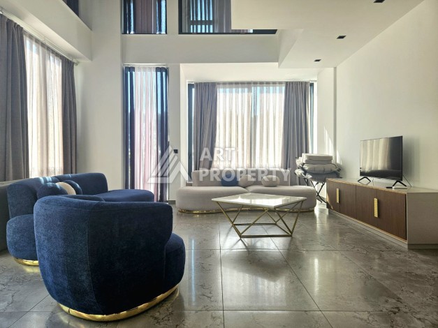 Стильный лофт 1+1 с большой террасой и барбекю в Каргыджаке, 208 кв.м. - Ракурс 36