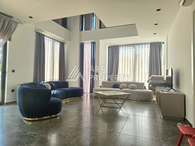 Стильный лофт 1+1 с большой террасой и барбекю в Каргыджаке, 208 кв.м. - Ракурс 37