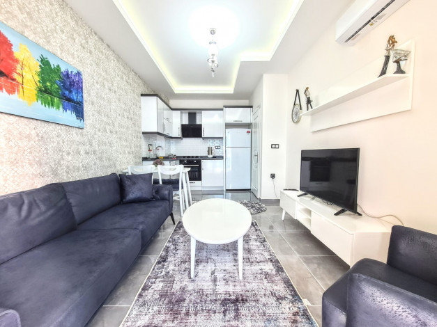 Двухкомнатная меблированная квартира на расстоянии 600 метров от Средиземного моря, район Махмутлар, Алания 60 м2 - Ракурс 12