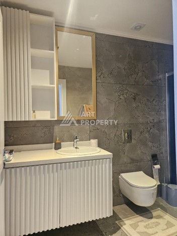 Стильный лофт 1+1 с большой террасой и барбекю в Каргыджаке, 208 кв.м. - Ракурс 61