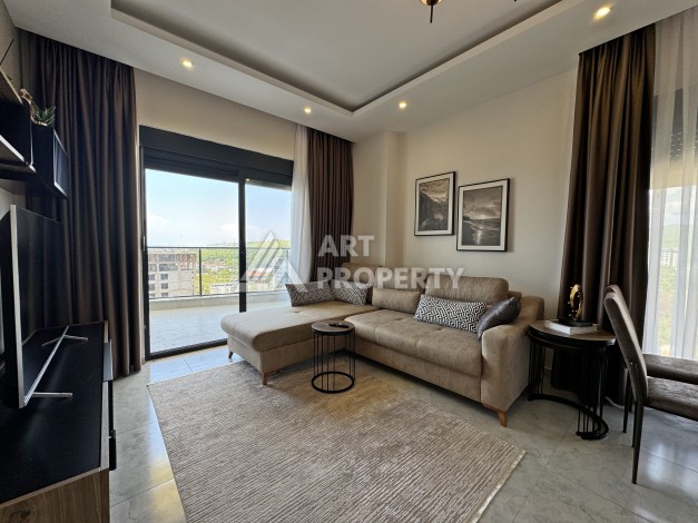 Квартира 1+1 с панорамным видом и мебелью в Авсалларе, 55 кв.м. - Ракурс 6