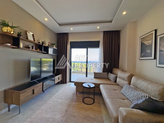 Квартира 1+1 с панорамным видом и мебелью в Авсалларе, 55 кв.м. - Ракурс 8