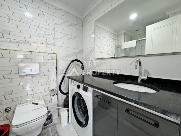 Квартира 1+1 с панорамным видом и мебелью в Авсалларе, 55 кв.м. - Ракурс 10