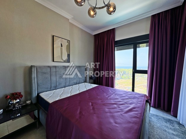 Квартира 1+1 с панорамным видом и мебелью в Авсалларе, 55 кв.м. - Ракурс 11