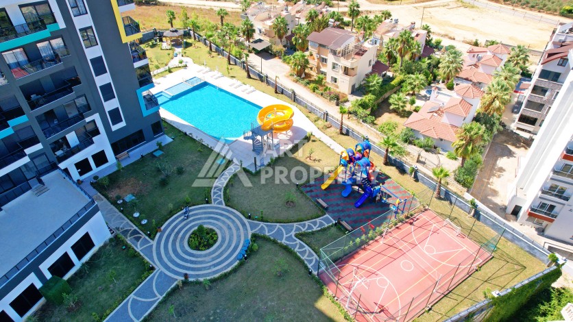 Квартира 1+1 с панорамным видом и мебелью в Авсалларе, 55 кв.м. - Ракурс 26