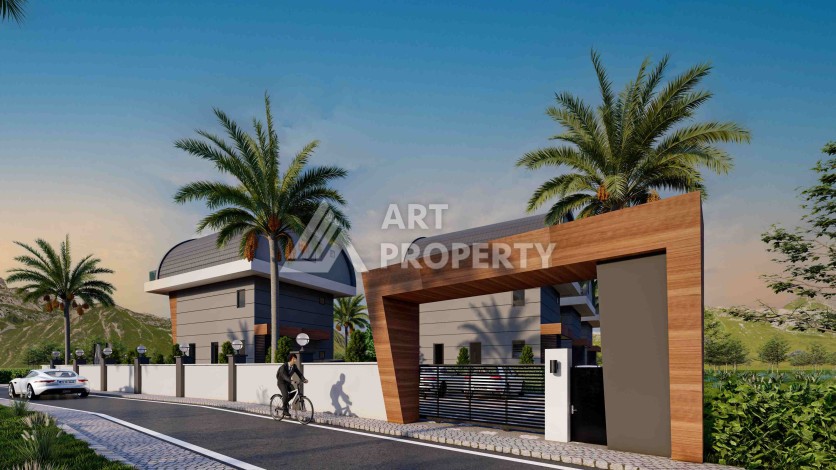 Современные виллы 3+1 всего в 300 метрах от моря. Паяллар, Алания - Ракурс 7