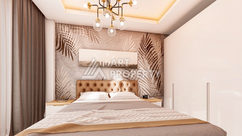 Современные виллы 3+1 всего в 300 метрах от моря. Паяллар, Алания - Ракурс 17