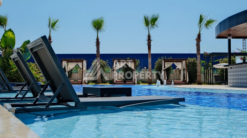 Квартира 1+1 в элитном комплексе, 56 кв.м в центре района Оба - Ракурс 2