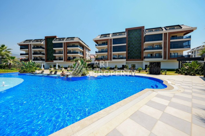 Квартира 1+1 в элитном комплексе, 56 кв.м в центре района Оба - Ракурс 7