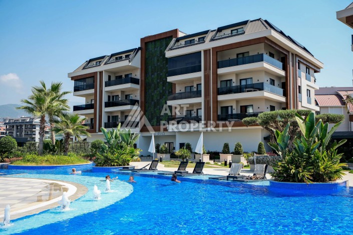 Квартира 1+1 в элитном комплексе, 56 кв.м в центре района Оба - Ракурс 8