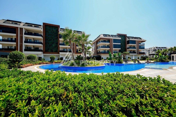 Квартира 1+1 в элитном комплексе, 56 кв.м в центре района Оба - Ракурс 9