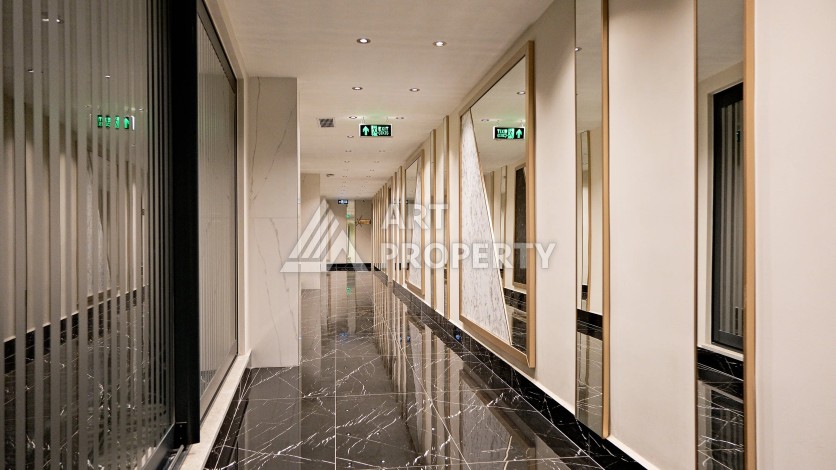 Квартира 1+1 в элитном комплексе, 56 кв.м в центре района Оба - Ракурс 28