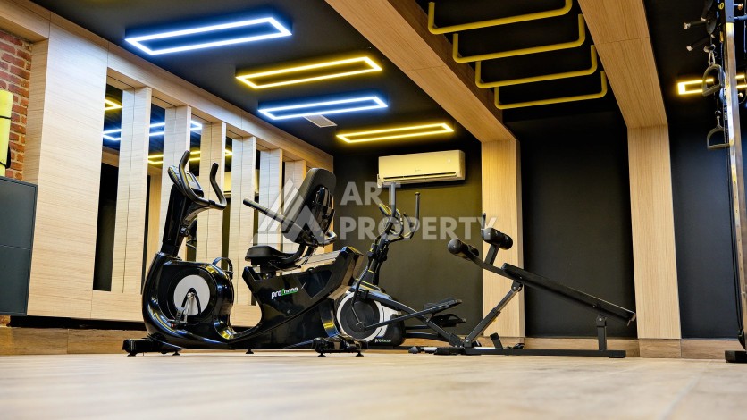 Квартира 1+1 в элитном комплексе, 56 кв.м в центре района Оба - Ракурс 32