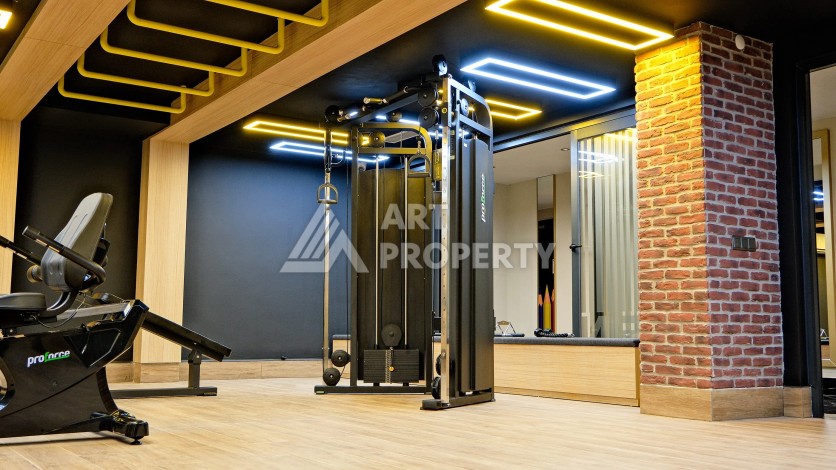 Квартира 1+1 в элитном комплексе, 56 кв.м в центре района Оба - Ракурс 33