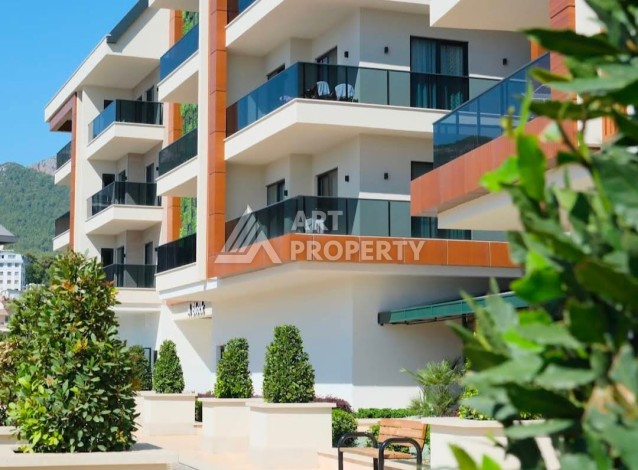 Квартира 1+1 в элитном комплексе, 56 кв.м в центре района Оба - Ракурс 53