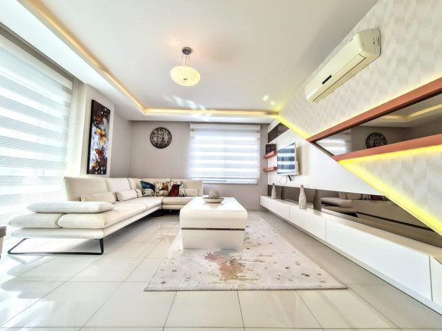 Трехкомнатная меблированная квартира в районе Махмутлар, Алания, 110 м2 - Ракурс 6