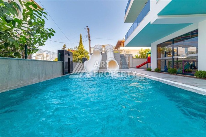 Видовая квартира 2+1 с большим балконом, 105 кв.м. Махмутлар, Алания - Ракурс 5