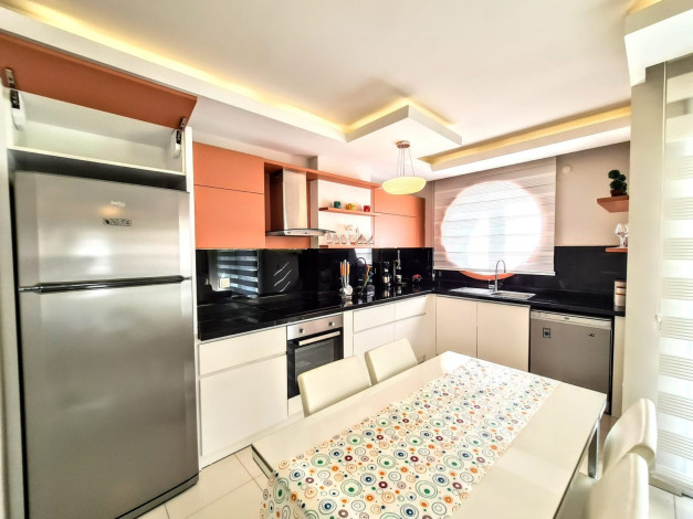 Трехкомнатная меблированная квартира в районе Махмутлар, Алания, 110 м2 - Ракурс 8