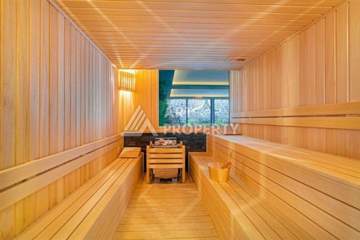 Видовая квартира 2+1 с большим балконом, 105 кв.м. Махмутлар, Алания - Ракурс 19