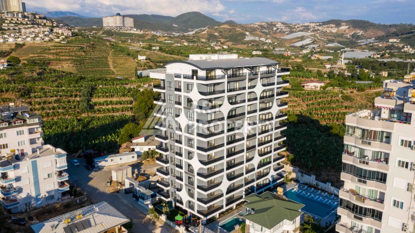 Видовая квартира 2+1 с большим балконом, 105 кв.м. Махмутлар, Алания - Ракурс 29