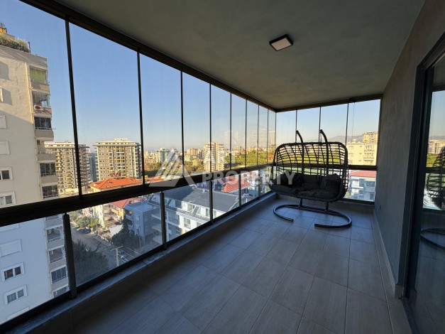 Видовая квартира 2+1 с большим балконом, 105 кв.м. Махмутлар, Алания - Ракурс 39